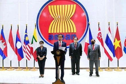 Tổng thống Jokowi thông báo chủ đề năm chủ tịch ASEAN 2023. (Ảnh: vov.vn)