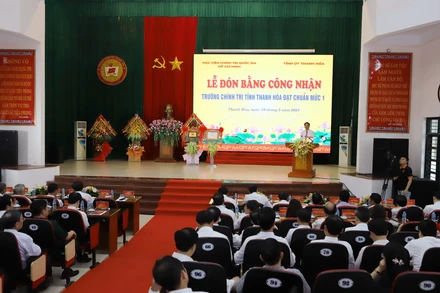 Quang cảnh buổi lễ.