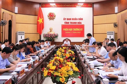 Phiên họp thường kỳ Ủy ban nhân dân tỉnh Thanh Hóa tháng 5 năm 2023.