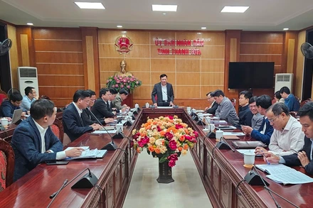 Hội nghị rà soát tiến độ, tháo gỡ khó khăn, vướng mắc cho các dự án đầu tư vào Thanh Hóa.