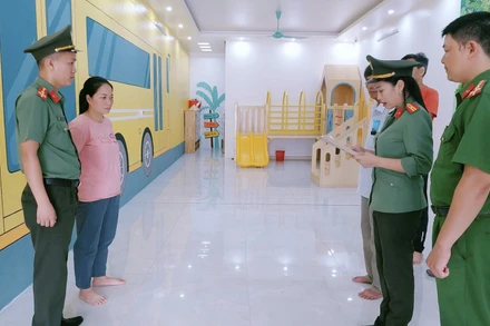 Cơ quan Công an thi hành Lệnh bắt tạm giam bị can Lê Thị Hồng Vân.