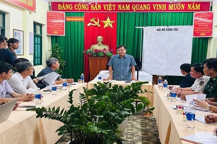 Thứ trưởng Nông nghiệp và Phát triển nông thôn Nguyễn Hoàng Hiệp, Phó Trưởng Ban Chỉ đạo quốc gia về Phòng, chống thiên tai đã làm việc với tỉnh Quảng Nam.