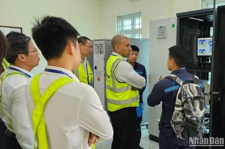 Thanh tra ICAO thực hiện đánh giá trực tiếp tại Cảng hàng không quốc tế Nội Bài.
