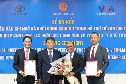 TMV hợp tác với Bộ Công thương triển khai dự án Hợp tác hỗ trợ doanh nghiệp trong nước trong lĩnh vực công nghiệp hỗ trợ ô-tô năm thứ 4.