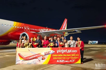 Vietjet vừa đón tàu bay thứ 111 về với đội tàu bay hiện đại của hãng.
