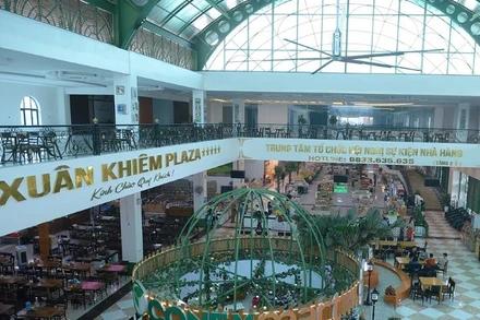 Trạm dừng nghỉ Xuân Khiêm trên tuyến cao tốc Cao Bồ-Mai Sơn.