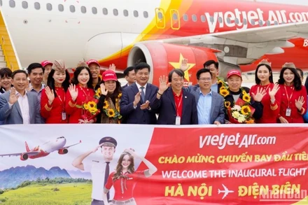 Vietjet khai trương đường bay mới kết nối Điện Biên với Thủ đô Hà Nội ngày 1/3.