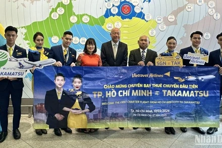 Hãng hàng không Vietravel (Vietravel Airlines) thực hiện thành công chuyến bay thuê chuyến (charter) đầu tiên trong chuỗi chuyến bay kết nối với Nhật Bản.