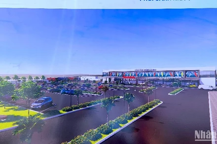 Phối cảnh Nhà ga hành khách Cảng Hàng không Cà Mau sau khi nâng cấp.