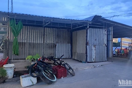 Căn nhà của ông Nghiêm Đại Quốc, nơi ông và cha ruột bị nhóm người xông vào nhà gây thương tích vào tháng 5/2023.