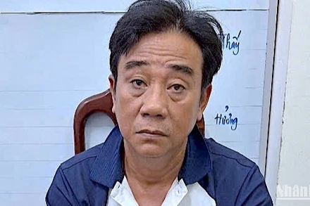 Đối tượng Phạm Minh Thịnh tại Cơ quan điều tra Công an tỉnh Cà Mau.