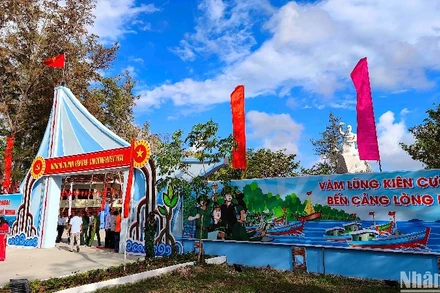 Di tích Bến Vàm Lũng tại huyện Ngọc Hiển, tỉnh Cà Mau.