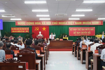 Quang cảnh kỳ họp.