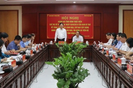 Phó Trưởng Ban Kinh tế Trung ương Đỗ Ngọc An phát biểu kết luận.