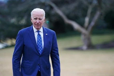 Tổng thống Mỹ Joe Biden tại Nhà Trắng ở Washington, DC. (Ảnh: AFP/TTXVN)
