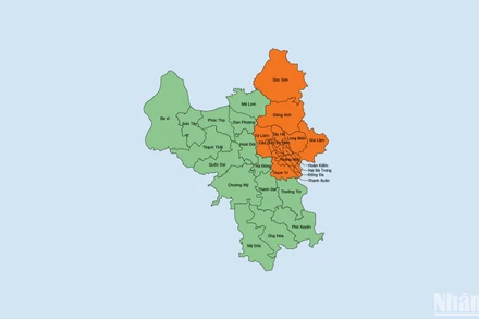 [Infographic] Hà Nội 15 năm mở rộng địa giới hành chính qua những con số