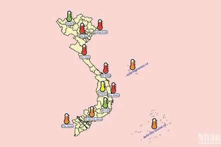 [Infographic] Dự báo chỉ số cực đại bức xạ tia cực tím và tiềm năng nhiệt ngày 18/5/2023