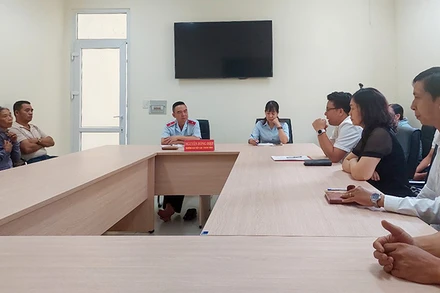 Một buổi tiếp công dân tại Trụ sở tiếp công dân Trung ương ở Thành phố Hồ Chí Minh. (Ảnh ĐÌNH THUYẾT)