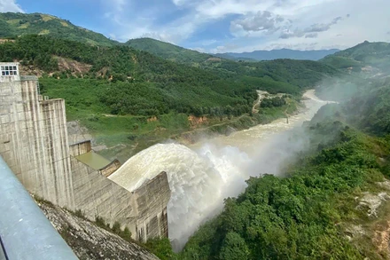 Thủy điện Đắc Rinh là công trình thủy điện lớn nhất của tỉnh Quảng Ngãi, tiếp giáp các tỉnh Quảng Nam và Kon Tum.