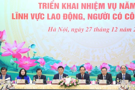Quang cảnh hội nghị. (Ảnh: GIÁP TỐNG)