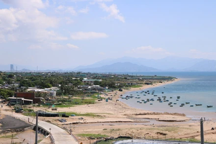 Khu vực dự kiến thực hiện dự án xây dựng Nhà máy điện hạt nhân 1 tại xã Phước Dinh, huyện Thuận Nam, tỉnh Ninh Thuận.