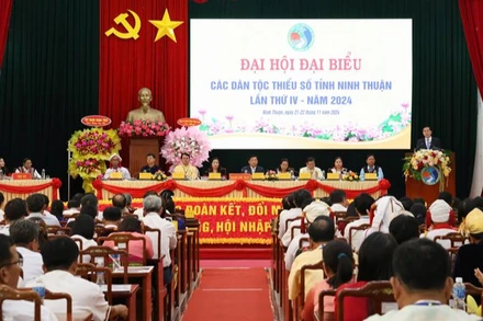 Quang cảnh đại hội. (Ảnh: NGUYỄN TRUNG)