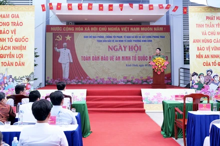 Quang cảnh buổi lễ.