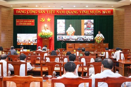 Quang cảnh hội nghị (ảnh: NGUYỄN TRUNG)