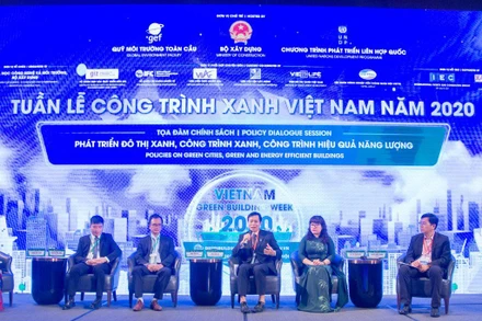 Hình ảnh tại Tuần lễ Công trình xanh Việt Nam năm 2020.