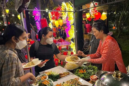 Khu vực món chay.