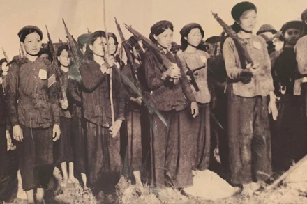 Du kích (Ảnh minh hoạ: Bảo tàng Phụ nữ Việt Nam)