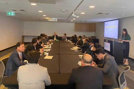 Quang cảnh cuộc họp. (Nguồn: Tổng cục Phòng chống thiên tai)