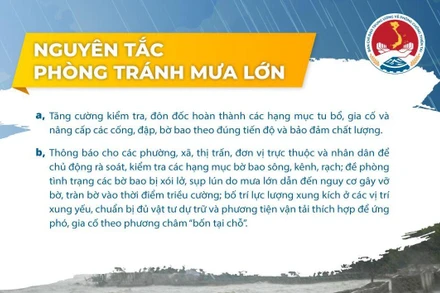 Mưa lớn và cách phòng tránh mưa lớn