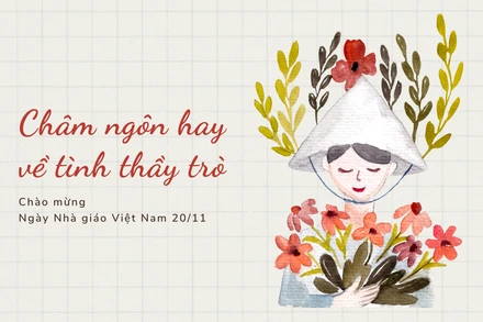 Châm ngôn hay về tình thầy trò