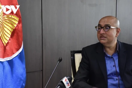 Phó Tổng Thư ký ASEAN phụ trách Cộng đồng Kinh tế Satvinder Singh. (Nguồn: VOV)