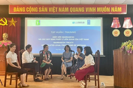 Các đại biểu tham gia tọa đàm tại Khóa tập huấn Hiệp ước Marrakesh.