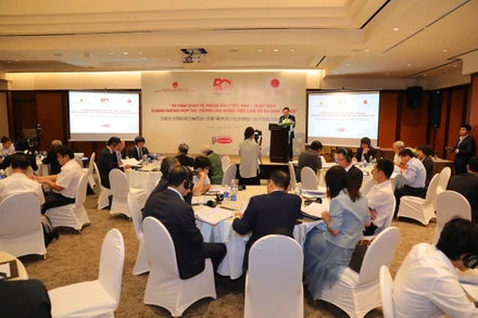 Hội thảo "50 năm quan hệ ngoại giao Việt Nam-Nhật Bản: Chặng đường hợp tác trong lao động, việc làm và an sinh xã hội".