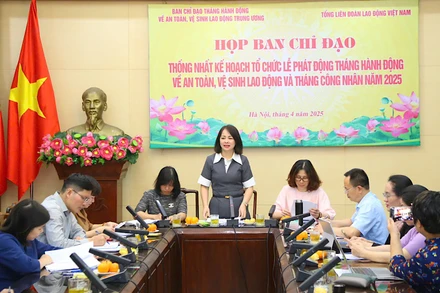 Họp báo thông tin về Tháng hành động an toàn, vệ sinh lao động năm 2025.