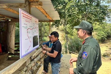Công tác khảo sát tuyến đường leo núi đã được ban tổ chức chuẩn bị kỹ lưỡng.