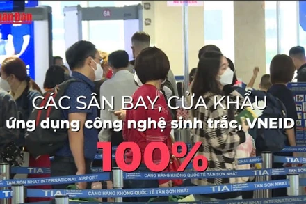 [Video] 100% các sân bay, cửa khẩu ứng dụng công nghệ sinh trắc, VNeID trong năm 2025