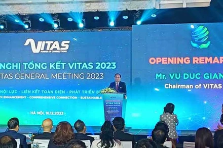 Chủ tịch Vitas Vũ Đức Giang phát biểu khai mạc hội nghị