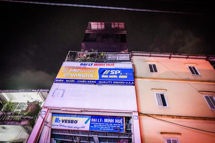 Hiện trường vụ cháy.