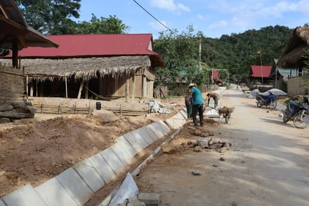 Diện mạo bản Cò Phạt và bản Búng, nơi sinh sống tập trung của tộc người Đan Lai đã có nhiều khởi sắc.