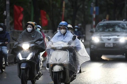 Khu vực Hà Nội có mưa, mưa nhỏ, trời rét đậm. (Ảnh minh họa)