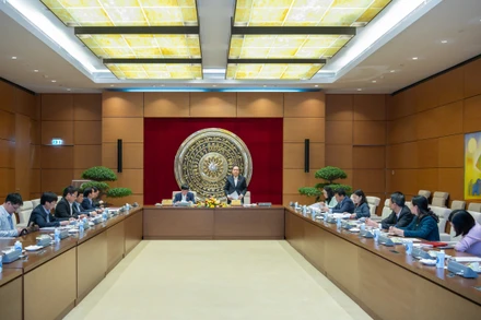 Cuộc họp chuẩn bị kỷ niệm 80 năm Ngày Tổng tuyển cử đầu tiên bầu Quốc hội Việt Nam (6/1/1946-6/1/2026). Ảnh: quochoi.vn