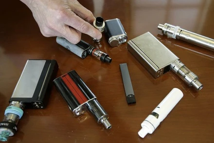 Một số loại thuốc lá điện tử. Nguồn: Vietnam+