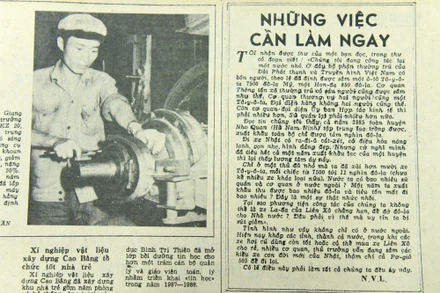 Những việc cần làm ngay (Bài 16)