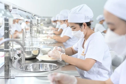 Gia công tổ yến tại nhà máy. Ảnh: Avanest