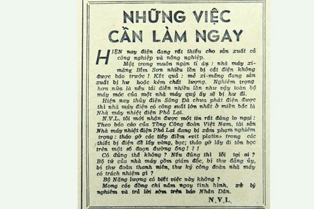 Những việc cần làm ngay (bài 9)