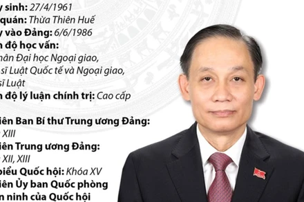 Đồng chí Lê Hoài Trung, Ủy viên Ban Bí thư Trung ương Đảng khóa XIII. 